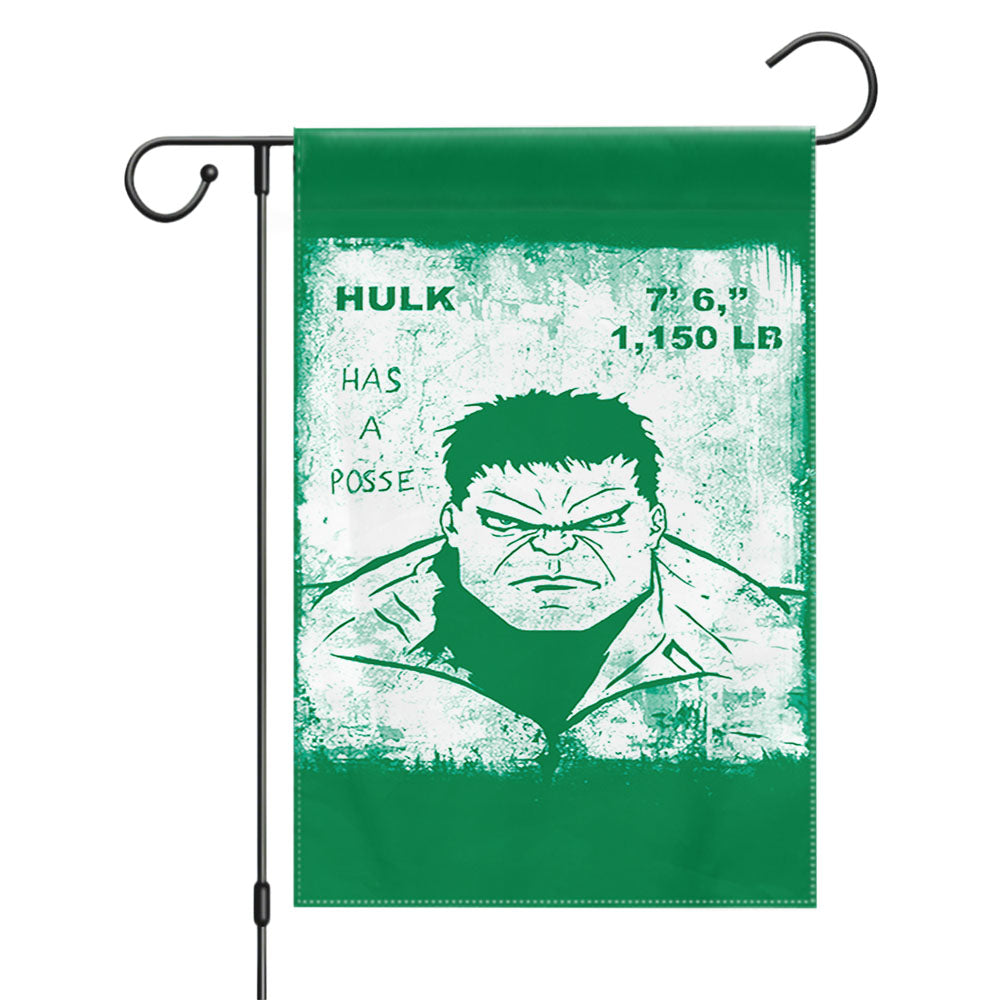 Hulk Illustration Garden Flags Yard Outdoor Lawn 12 X 18