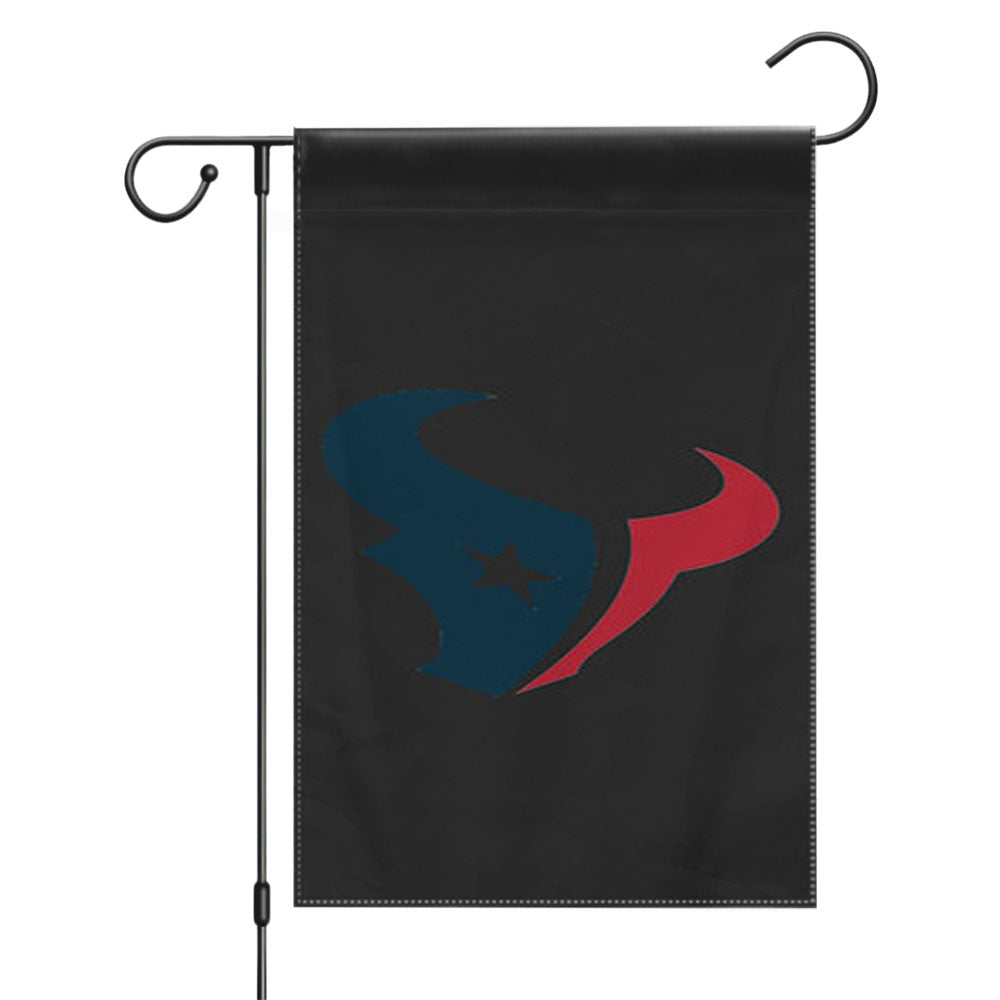 Huston Texans Logo Garden Flags Yard Outdoor Lawn 12 X 18