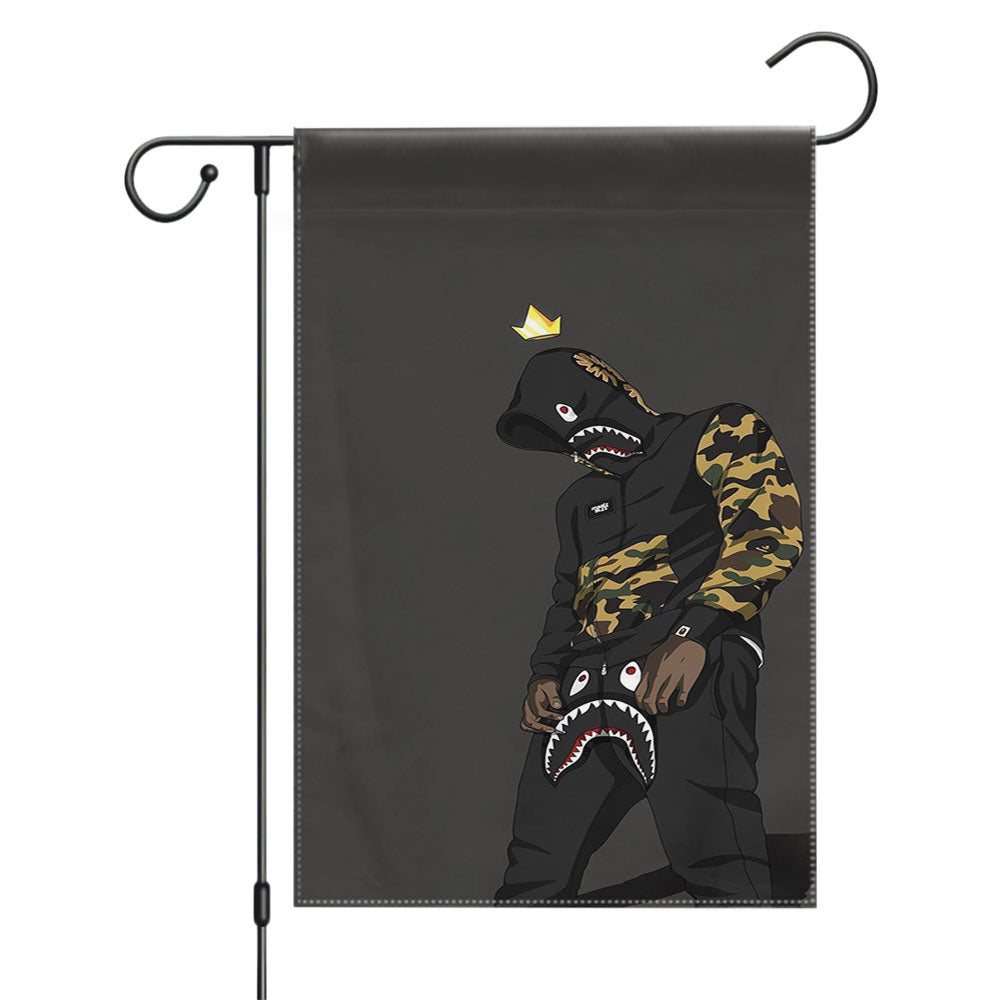 Hypebeast Air Jordan Garden Flags Yard Outdoor Lawn 12 X 18