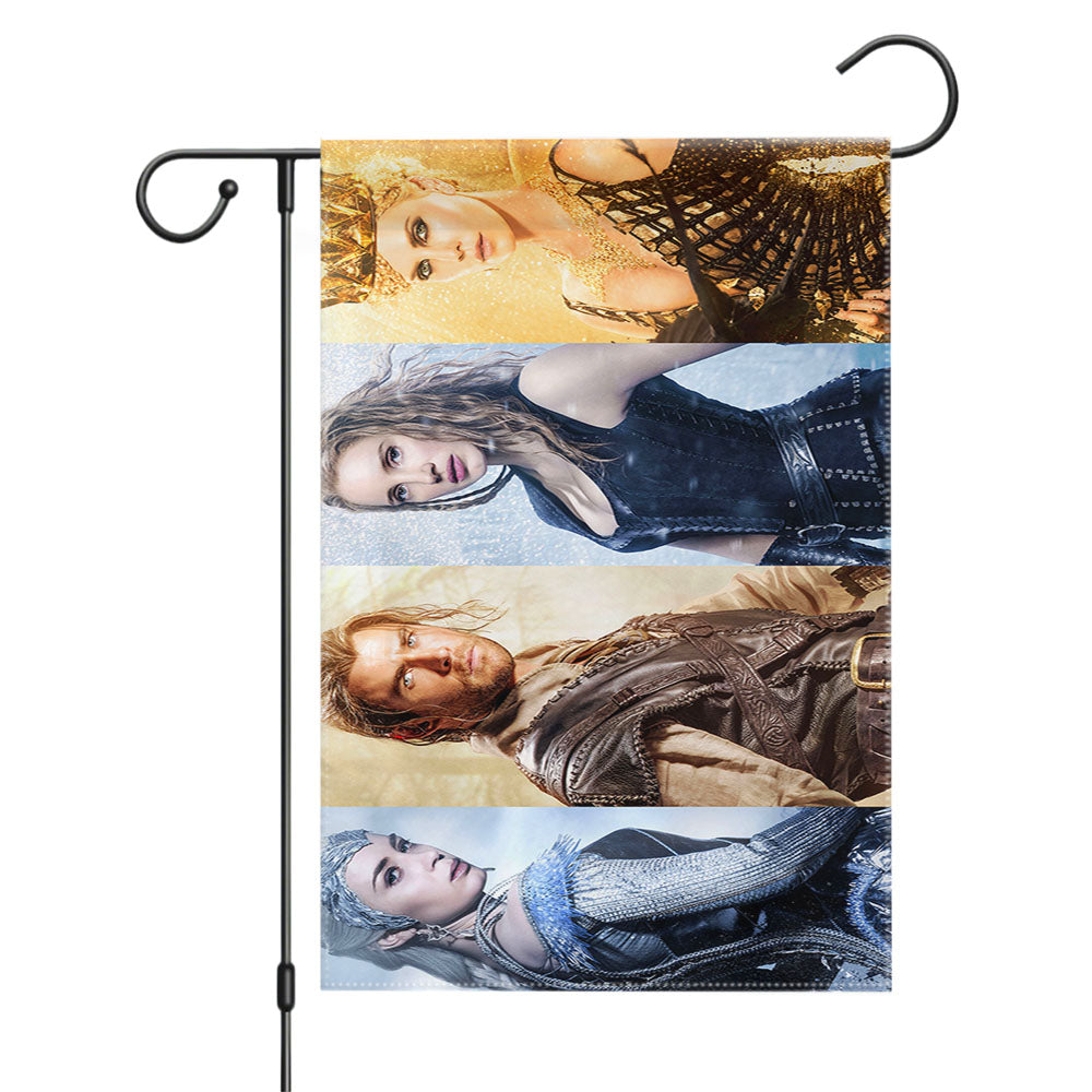 Ice Queen Snow White And The Huntsman Winter War Garden Flags Yard Outdoor Lawn 12 X 18
