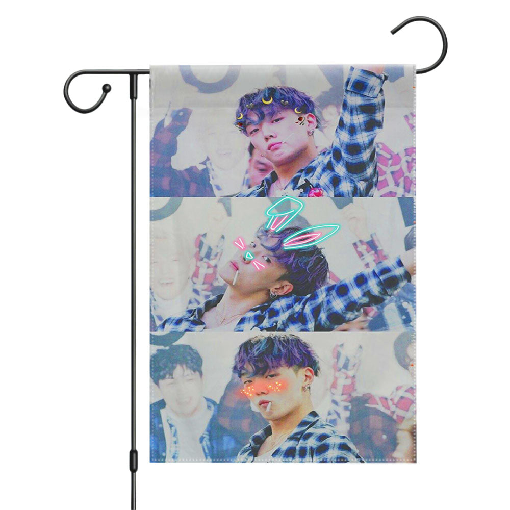 Ikon Bobby Cute Like Angel Garden Flags Yard Outdoor Lawn 12 X 18