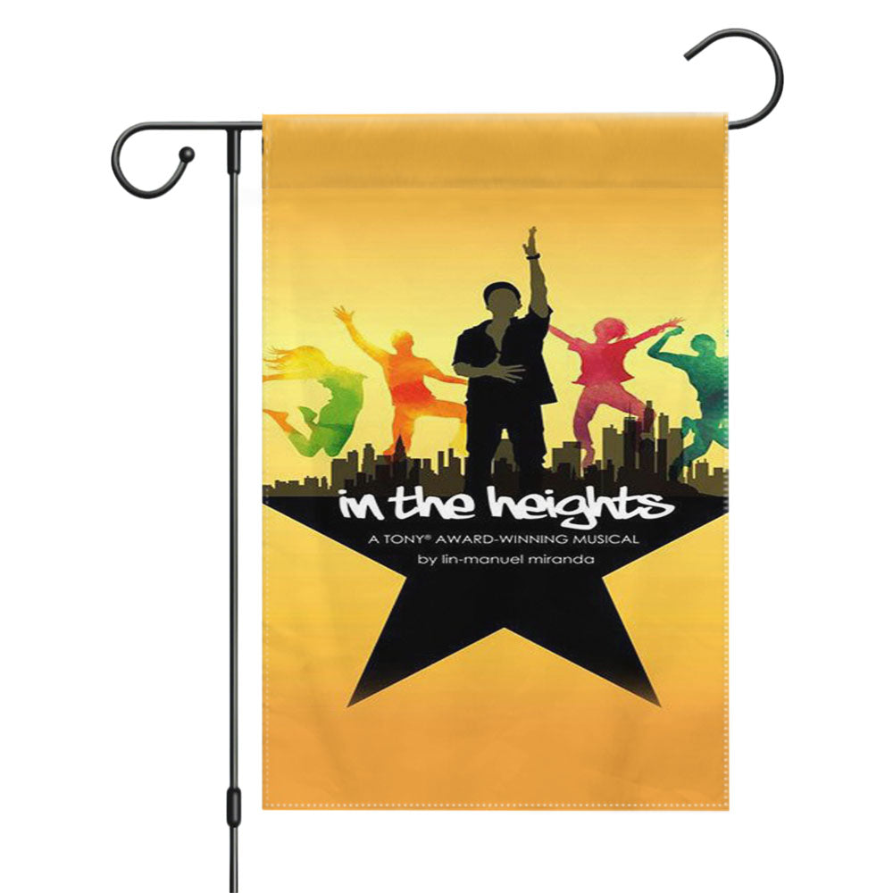 In The Heights Hamilton Broadway Musical Garden Flags Yard Outdoor Lawn 12 X 18