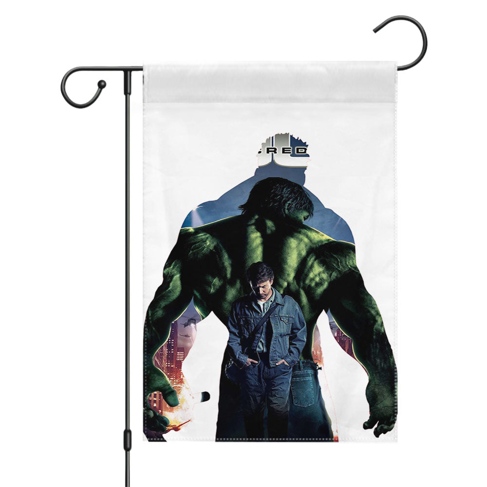 Incredible Hulk Poster Garden Flags Yard Outdoor Lawn 12 X 18