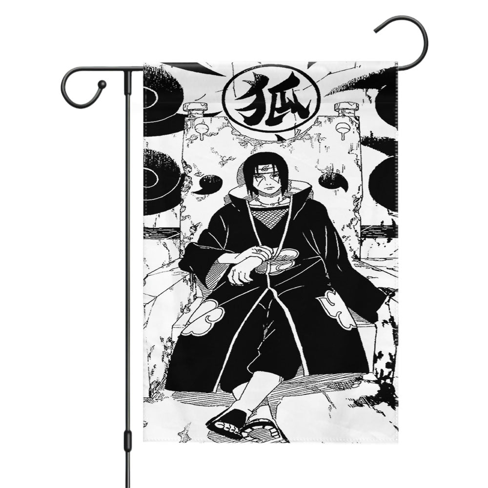 Itachi Uchiha Minimalist Garden Flags Yard Outdoor Lawn 12 X 18