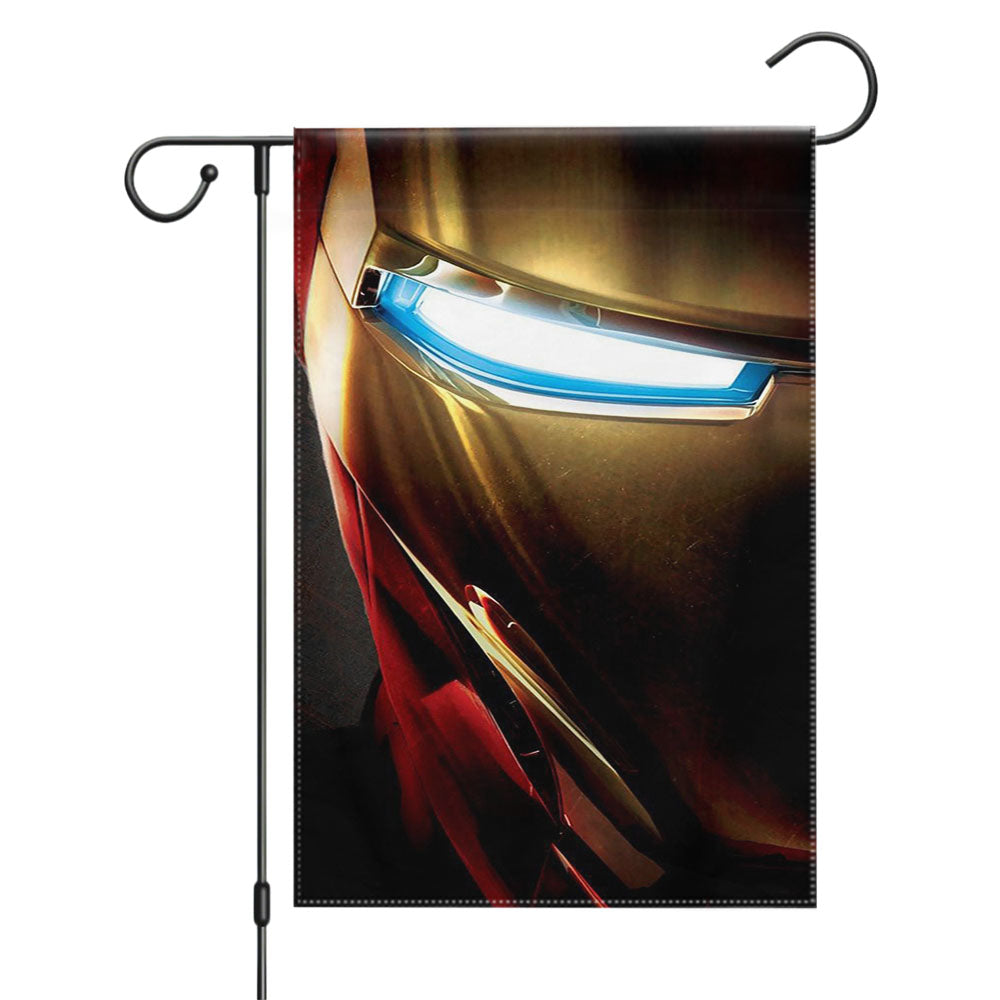 Jarvis Iron Man Wallpaper Garden Flags Yard Outdoor Lawn 12 X 18