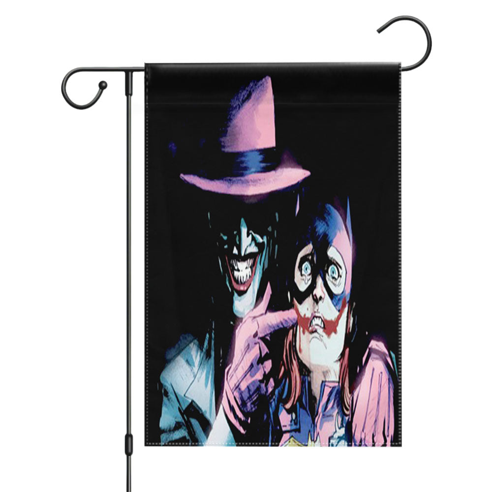 Joker And Harley Quinn Garden Flags Yard Outdoor Lawn 12 X 18