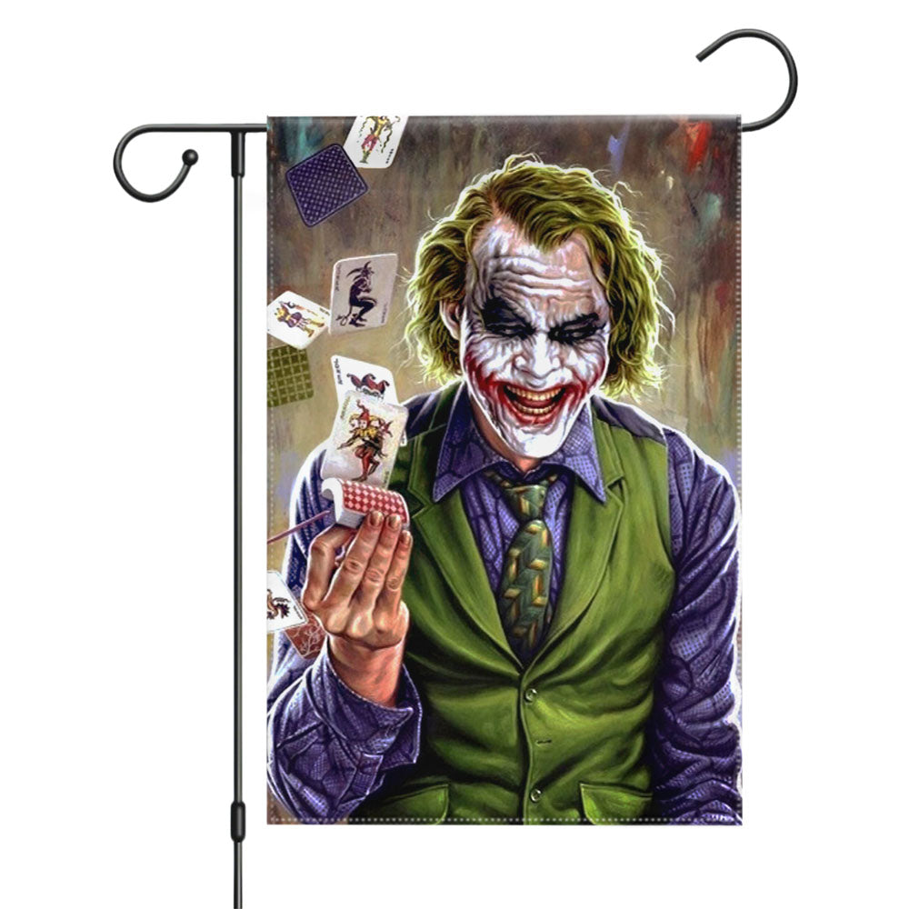 Joker Burn Garden Flags Yard Outdoor Lawn 12 X 18