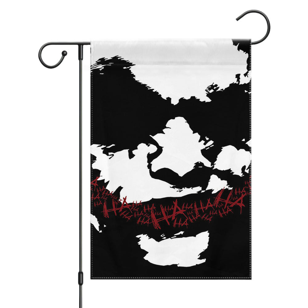 Joker Half Face Garden Flags Yard Outdoor Lawn 12 X 18