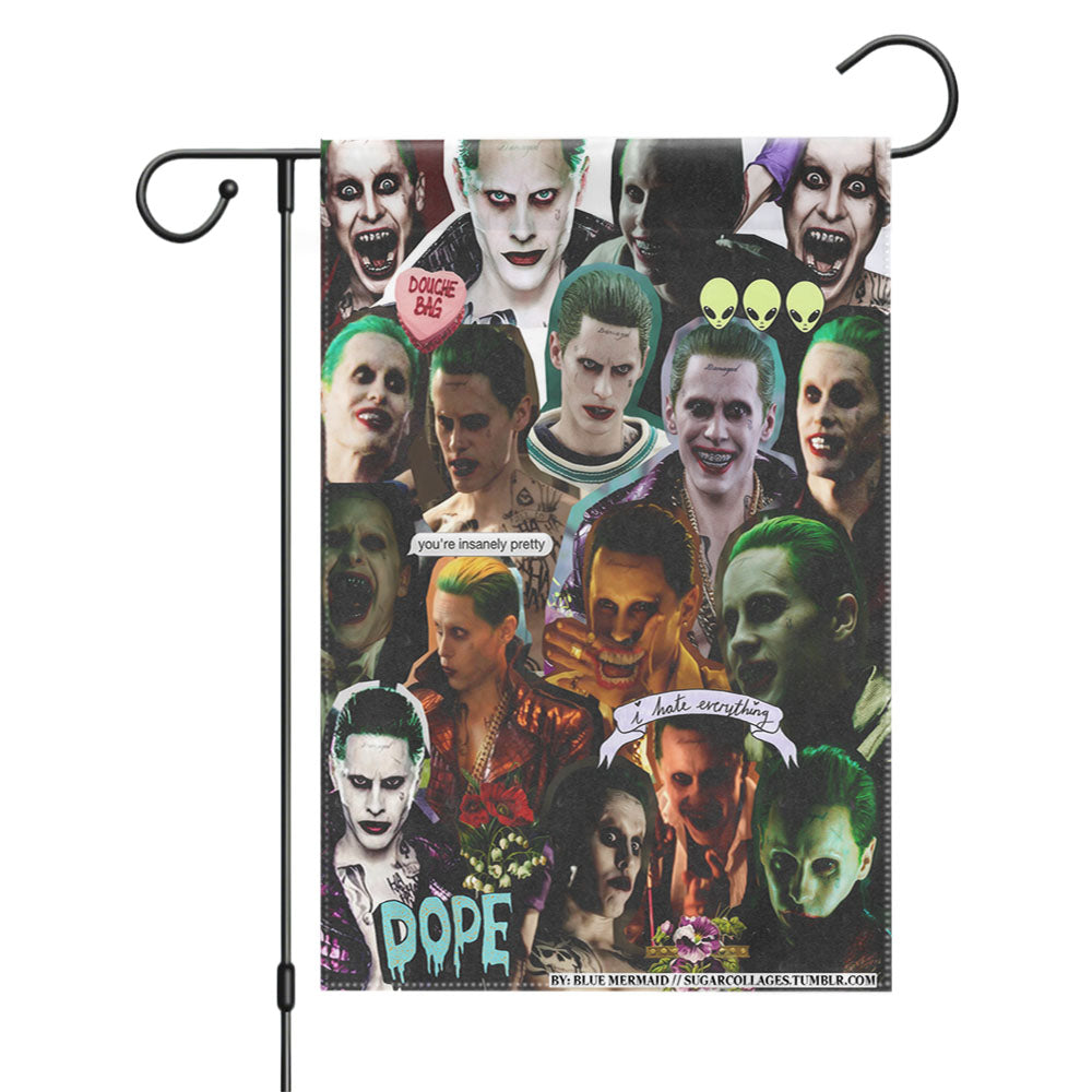 Joker Quote Hahaha Garden Flags Yard Outdoor Lawn 12 X 18