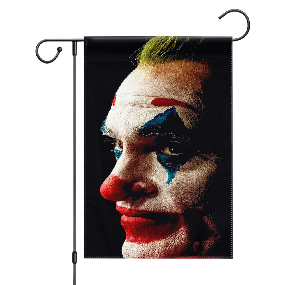 Joker Smoke While Laugh Hahaha Garden Flags Yard Outdoor Lawn 12 X 18