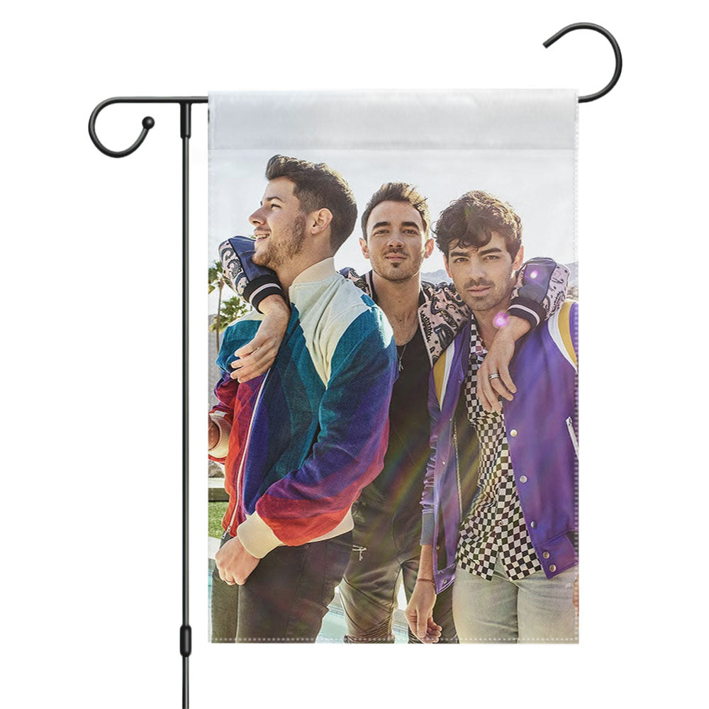 Jonas Brothers Photos Garden Flags Yard Outdoor Lawn 12 X 18