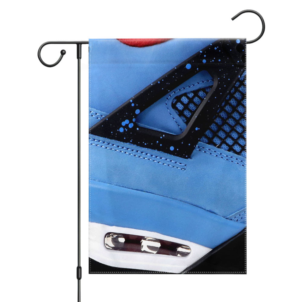 Jordan 4 Cactus Jack Garden Flags Yard Outdoor Lawn 12 X 18