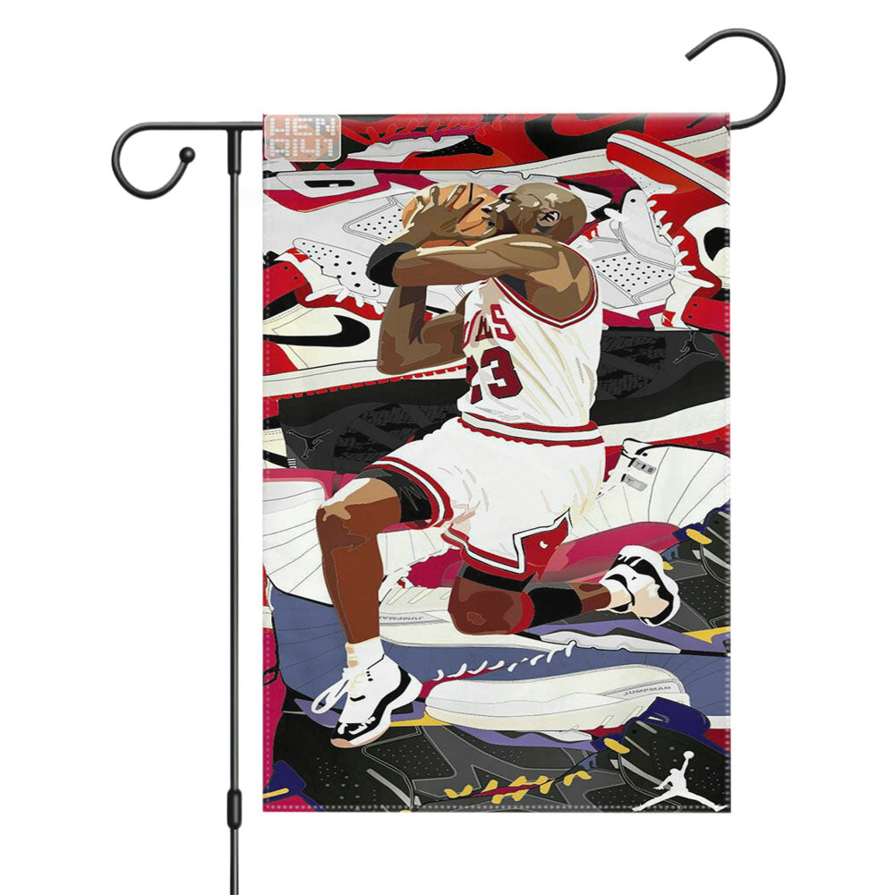 Jordan 23 Garden Flags Yard Outdoor Lawn 12 X 18