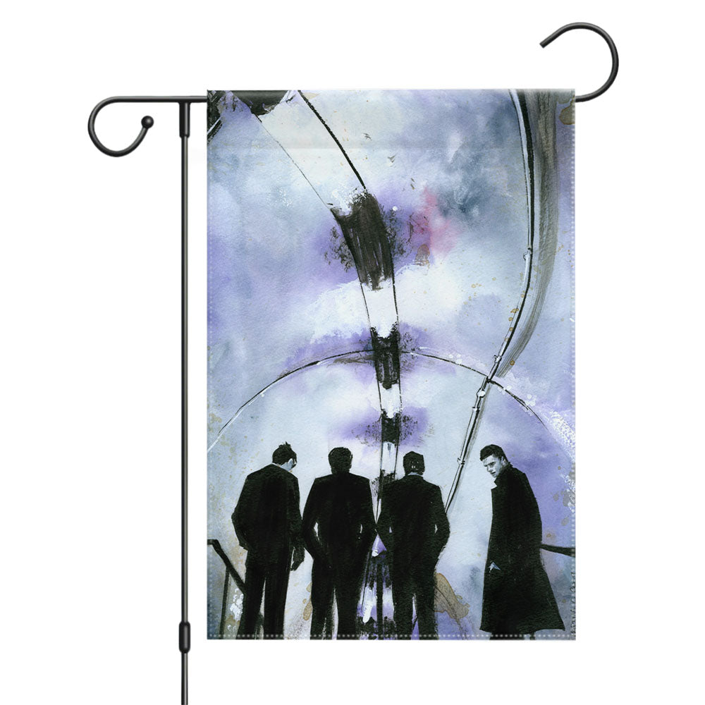 Joy Division Art Watercolor Garden Flags Yard Outdoor Lawn 12 X 18