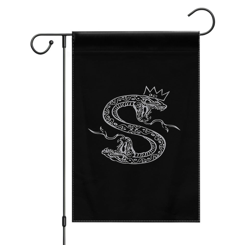 Jughead Snake Serpent Tattoo Garden Flags Yard Outdoor Lawn 12 X 18