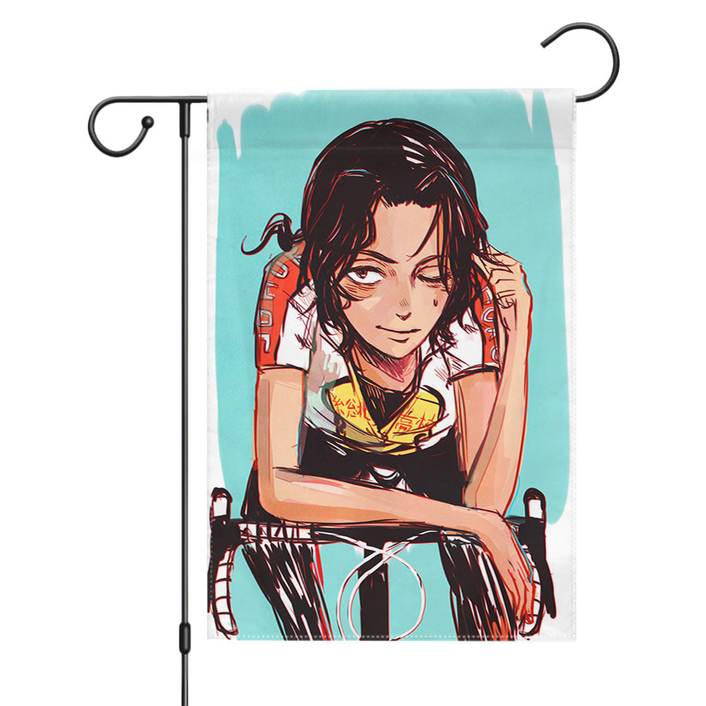 Junta Teshima Yowamushi Pedal Garden Flags Yard Outdoor Lawn 12 X 18