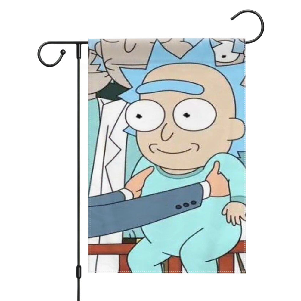 Just A Picture Of Baby Rick Passing Through Garden Flags Yard Outdoor Lawn 12 X 18