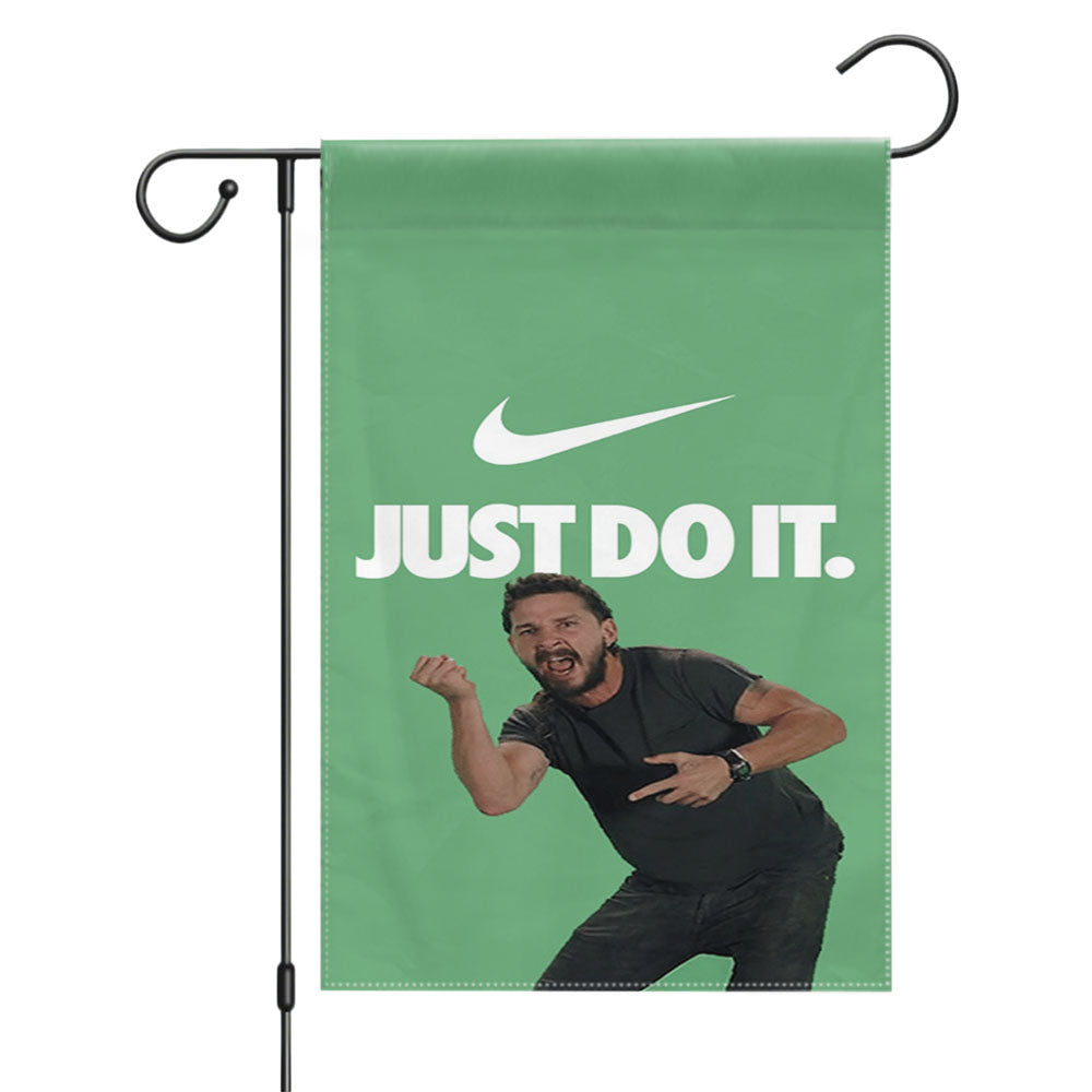Just Do It Splash Art Garden Flags Yard Outdoor Lawn 12 X 18