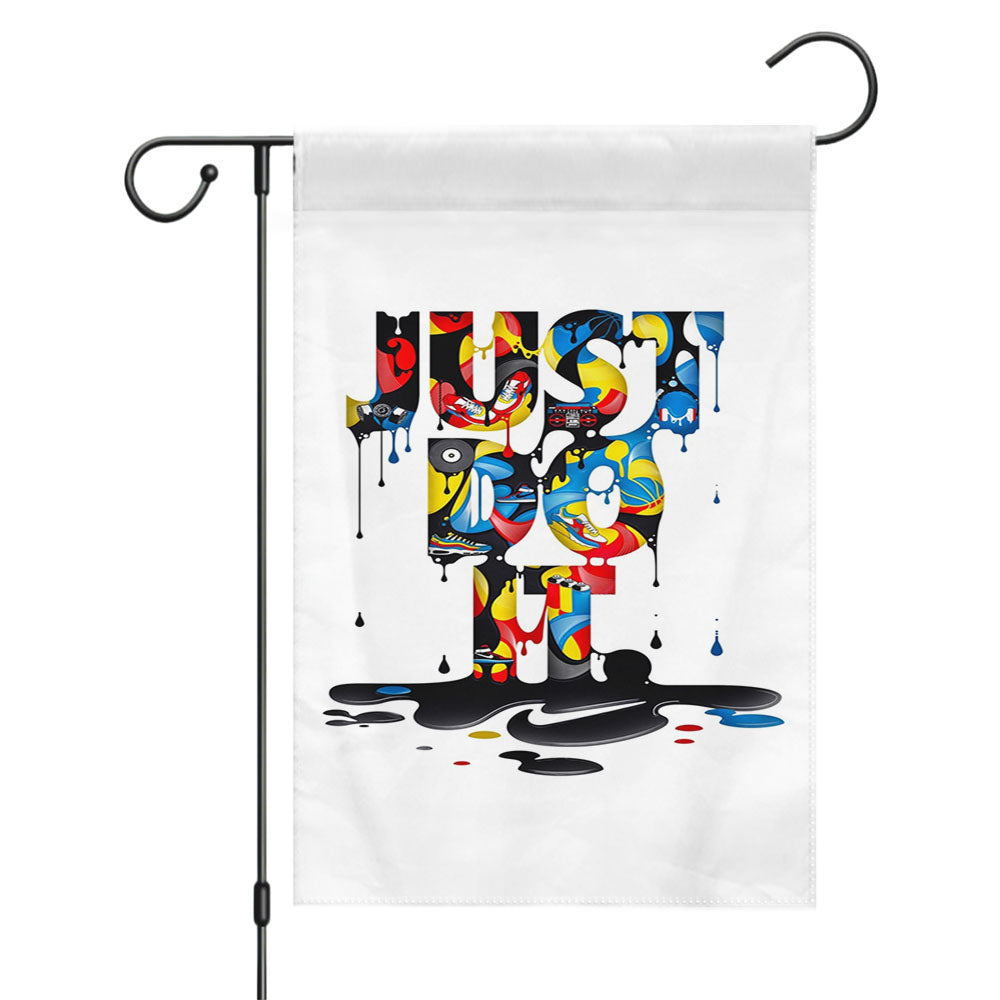 Just Do It Garden Flags Yard Outdoor Lawn 12 X 18