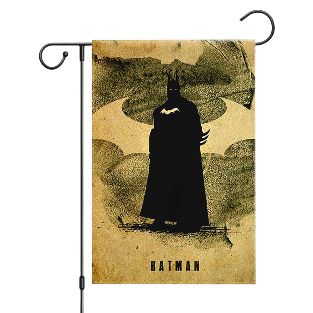 Justice League Silhouette Posters Flash Garden Flags Yard Outdoor Lawn 12 X 18