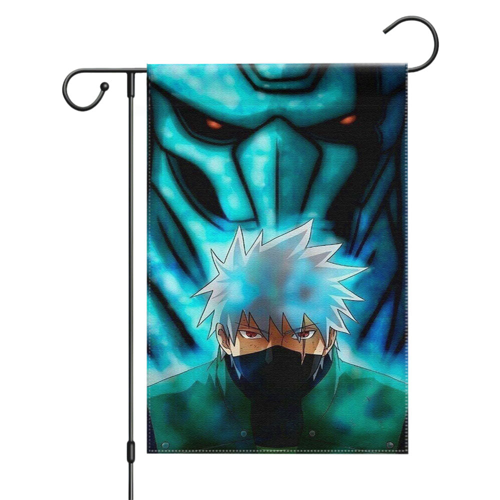 Kakashi Green Susanoo Biju Garden Flags Yard Outdoor Lawn 12 X 18