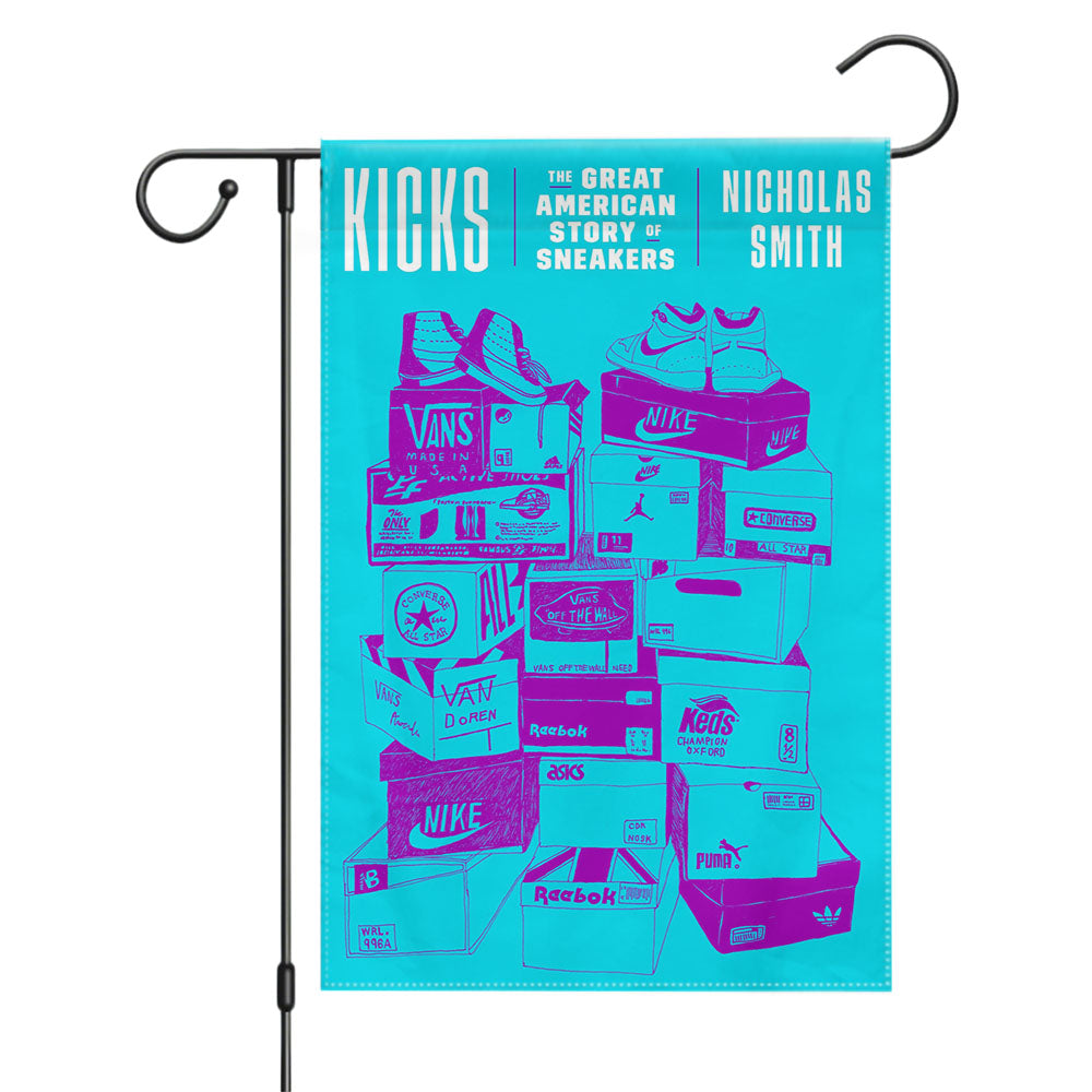 Kicks The Great American Story Of Sneakers Garden Flags Yard Outdoor Lawn 12 X 18