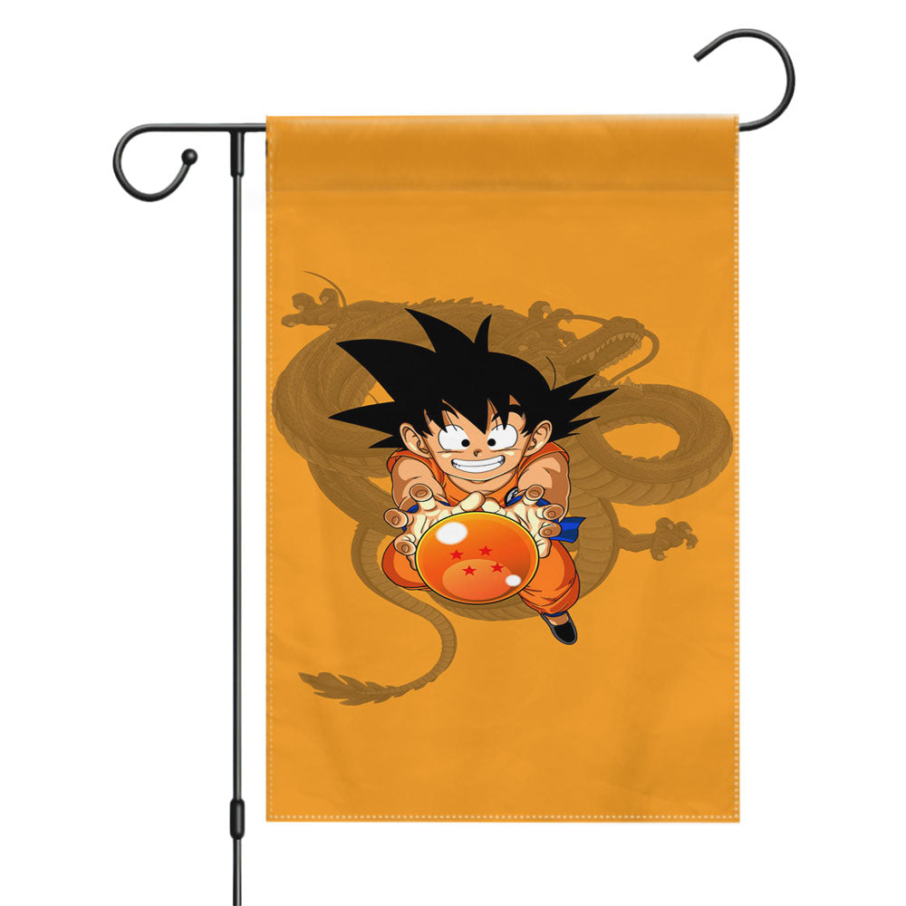 Kid Son Goku Garden Flags Yard Outdoor Lawn 12 X 18
