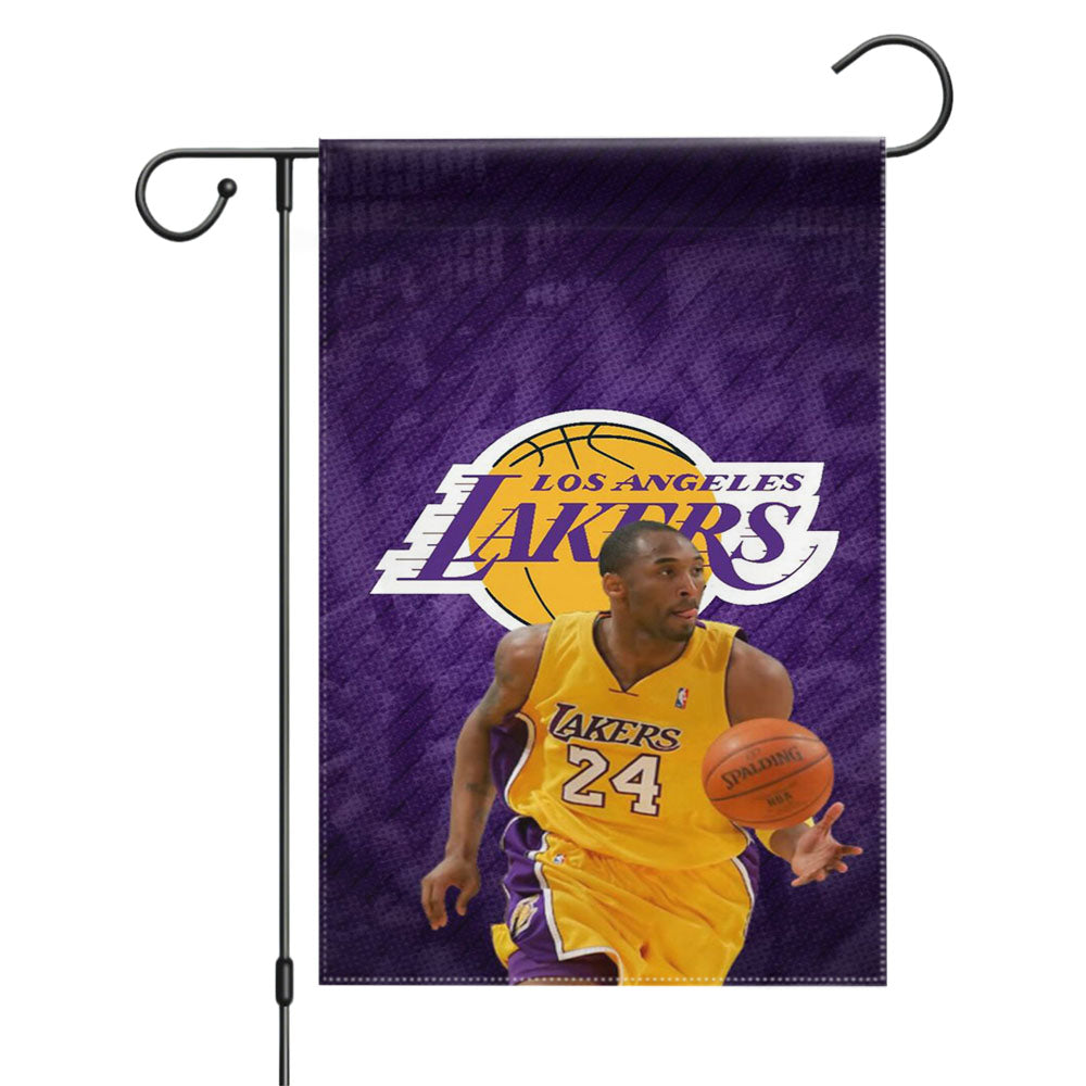 Kobe Bryant 3D Garden Flags Yard Outdoor Lawn 12 X 18