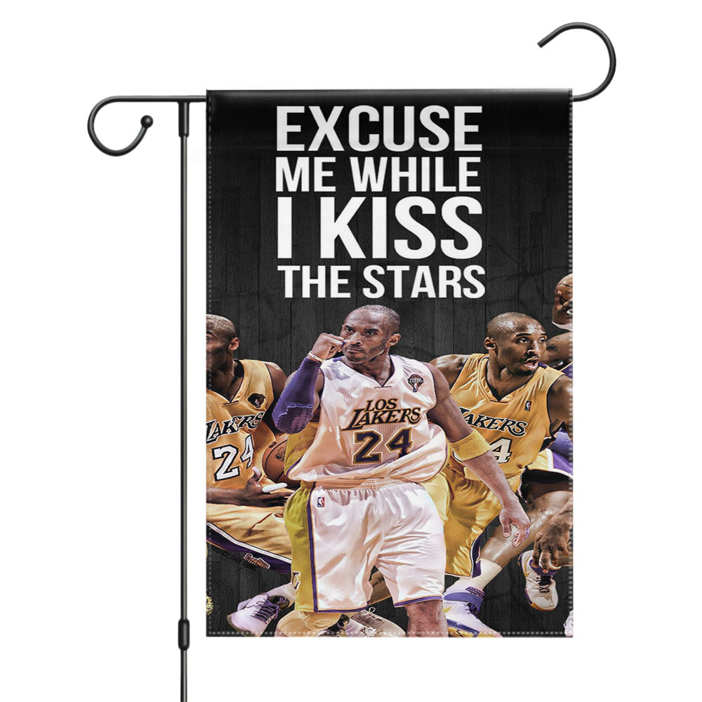 Kobe Bryant 81 Points Garden Flags Yard Outdoor Lawn 12 X 18