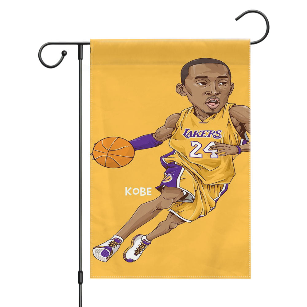 Kobe Bryant Basketball Usa Team 9 Garden Flags Yard Outdoor Lawn 12 X 18