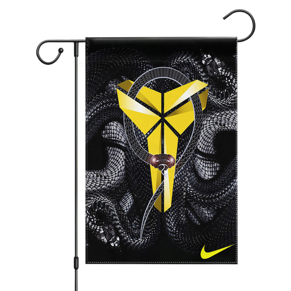 Kobe Bryant Nope Garden Flags Yard Outdoor Lawn 12 X 18