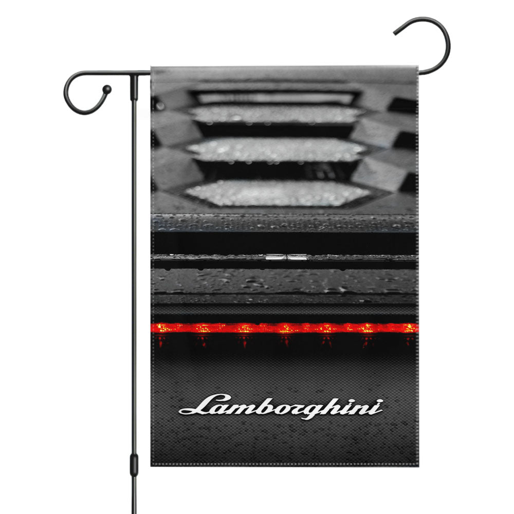 Lamborghini Bull Logo Aventador Garden Flags Yard Outdoor Lawn 12 X 18