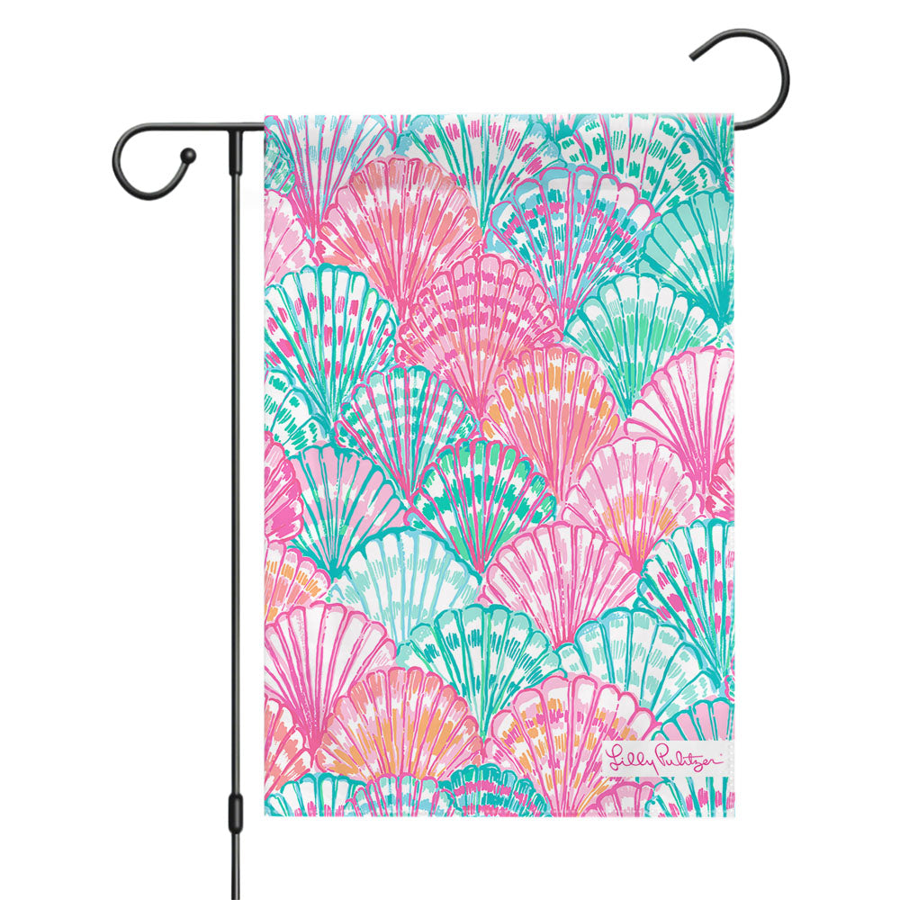 Lilly Pulitzer Oh Shello Garden Flags Yard Outdoor Lawn 12 X 18