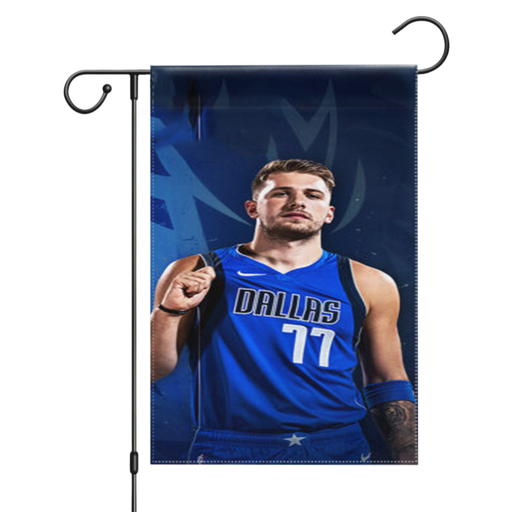 Luka Doncic Dallas Mavericks Garden Flags Yard Outdoor Lawn 12 X 18