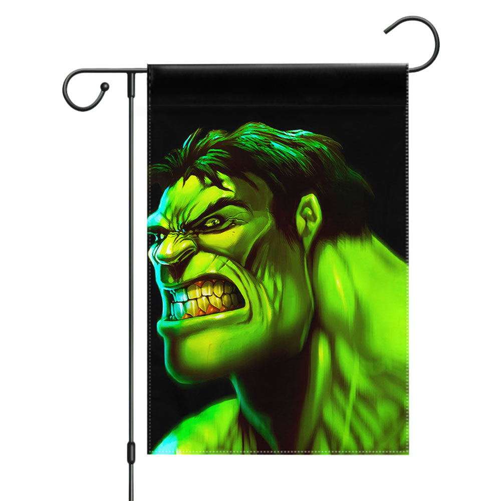 Marvel Hulk Art Garden Flags Yard Outdoor Lawn 12 X 18