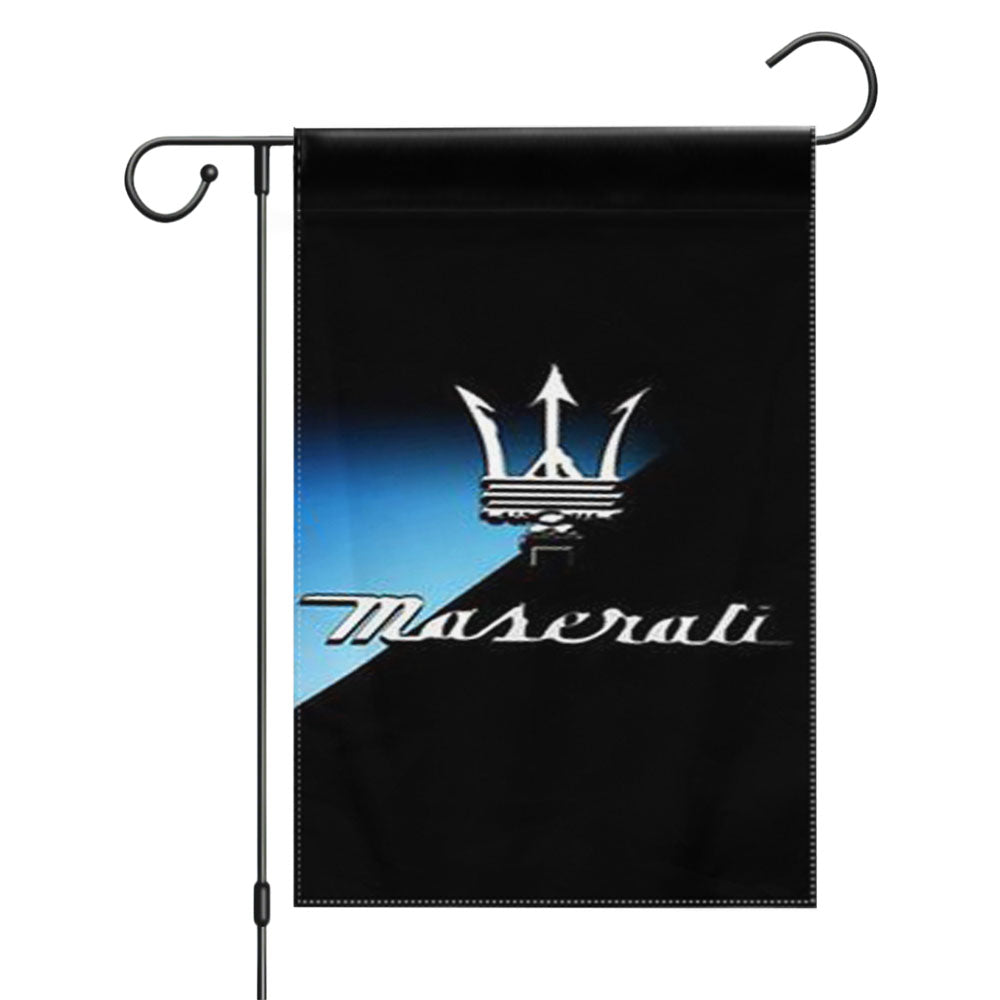 Maserati Italian Luxury Car Garden Flags Yard Outdoor Lawn 12 X 18