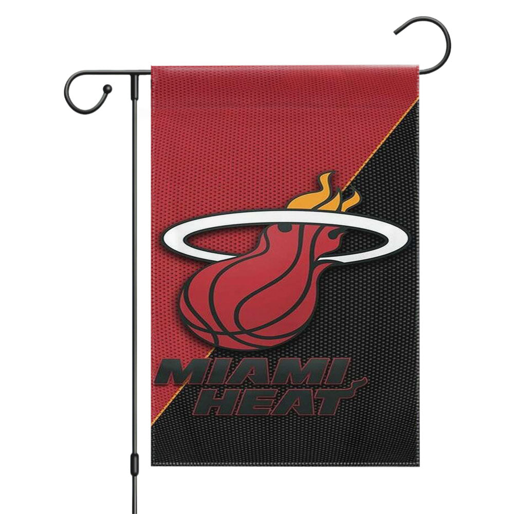 Miami Heat Dwyane Wade Garden Flags Yard Outdoor Lawn 12 X 18