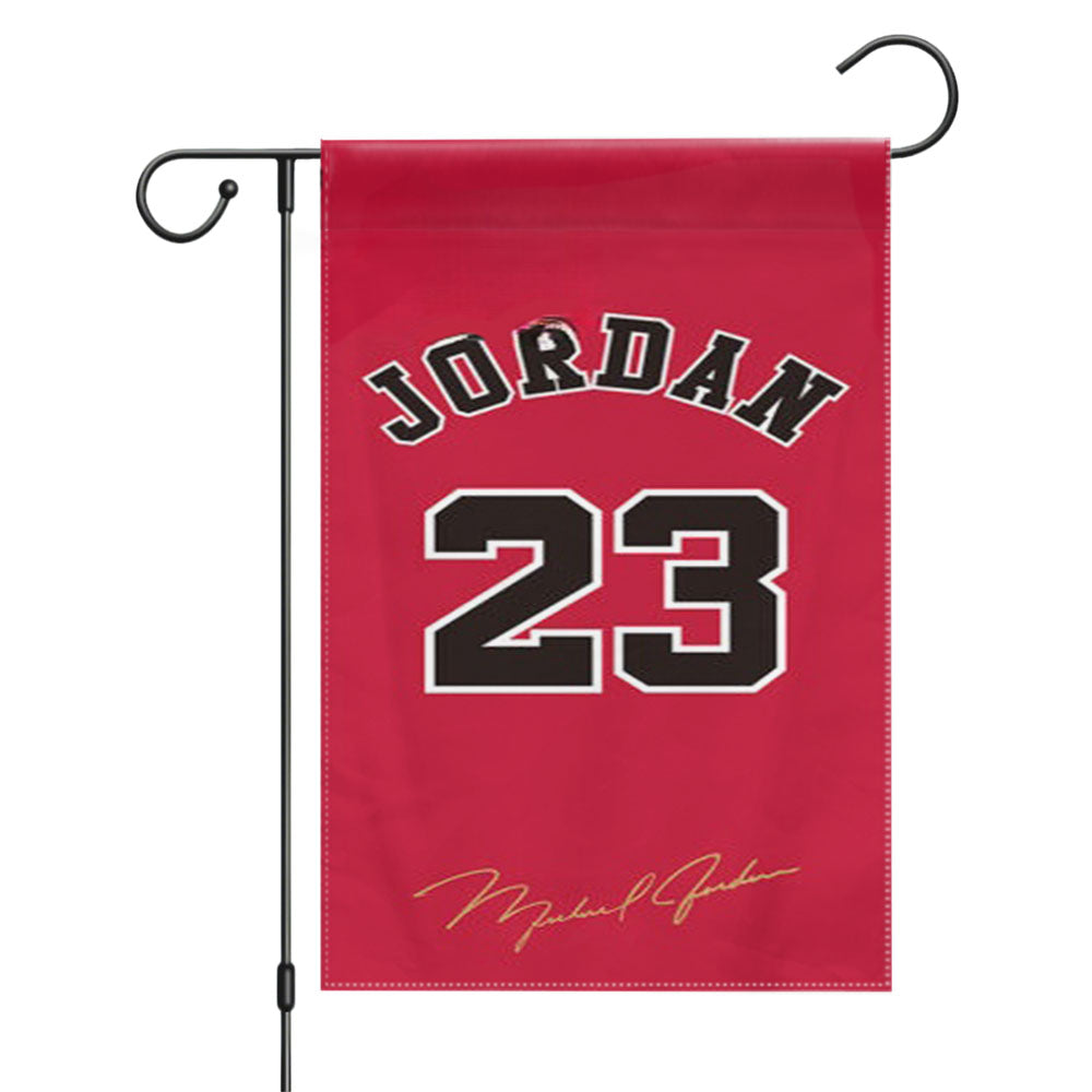 Michael Jordan 23 Garden Flags Yard Outdoor Lawn 12 X 18