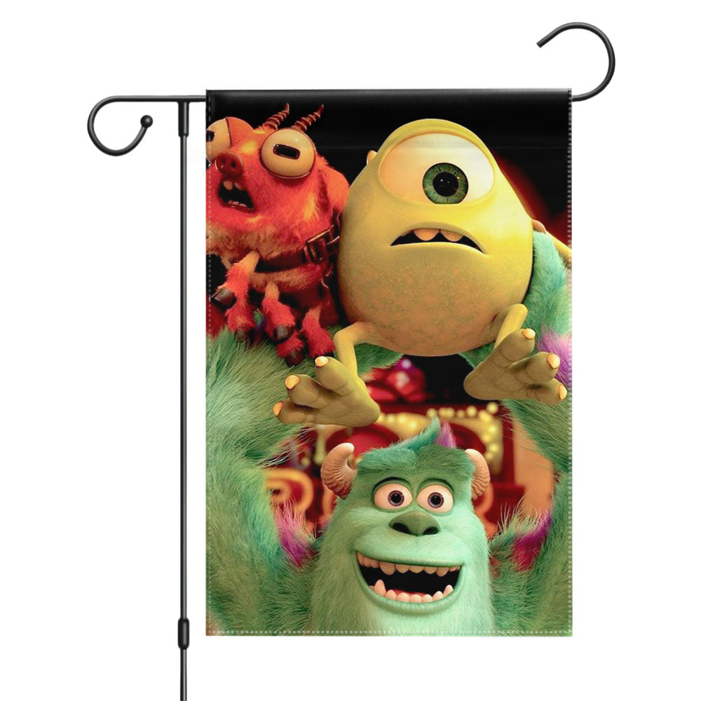 Monster Universal Dolls Christmas Garden Flags Yard Outdoor Lawn 12 X 18