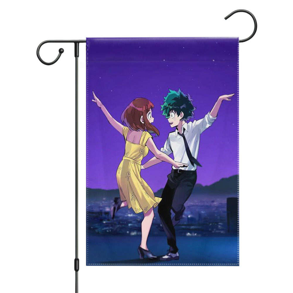 My Hero Academia Dancing Garden Flags Yard Outdoor Lawn 12 X 18