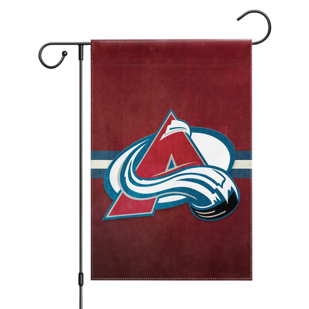 Nhl Colorado Avalanche Sport Logo Garden Flags Yard Outdoor Lawn 12 X 18