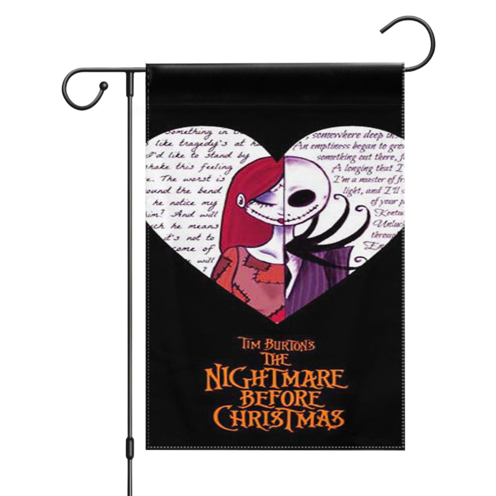 Nightmare Before Christmas Kawaii Garden Flags Yard Outdoor Lawn 12 X 18