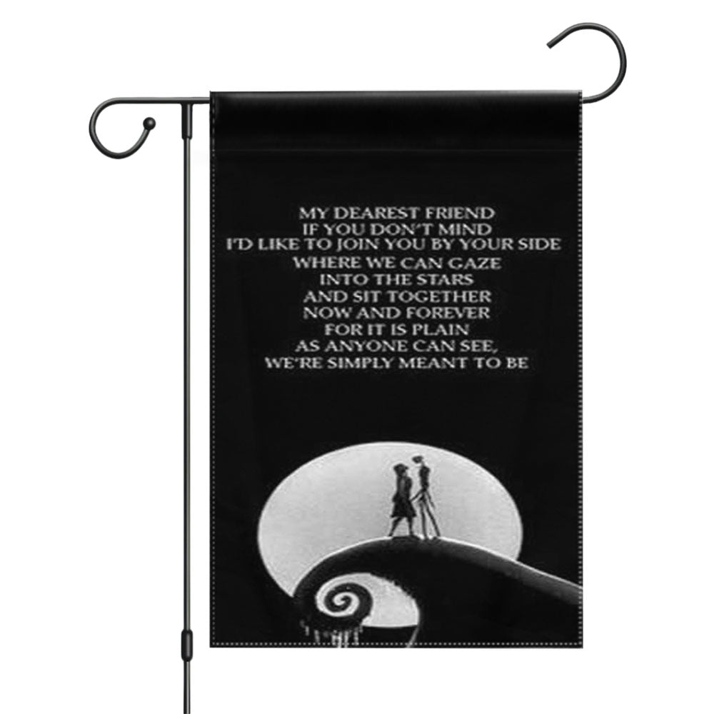 Nightmare Before Christmas Parallax Garden Flags Yard Outdoor Lawn 12 X 18
