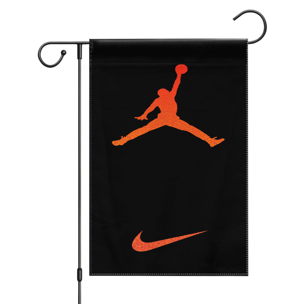Nike Air Jordan Logo Garden Flags Yard Outdoor Lawn 12 X 18