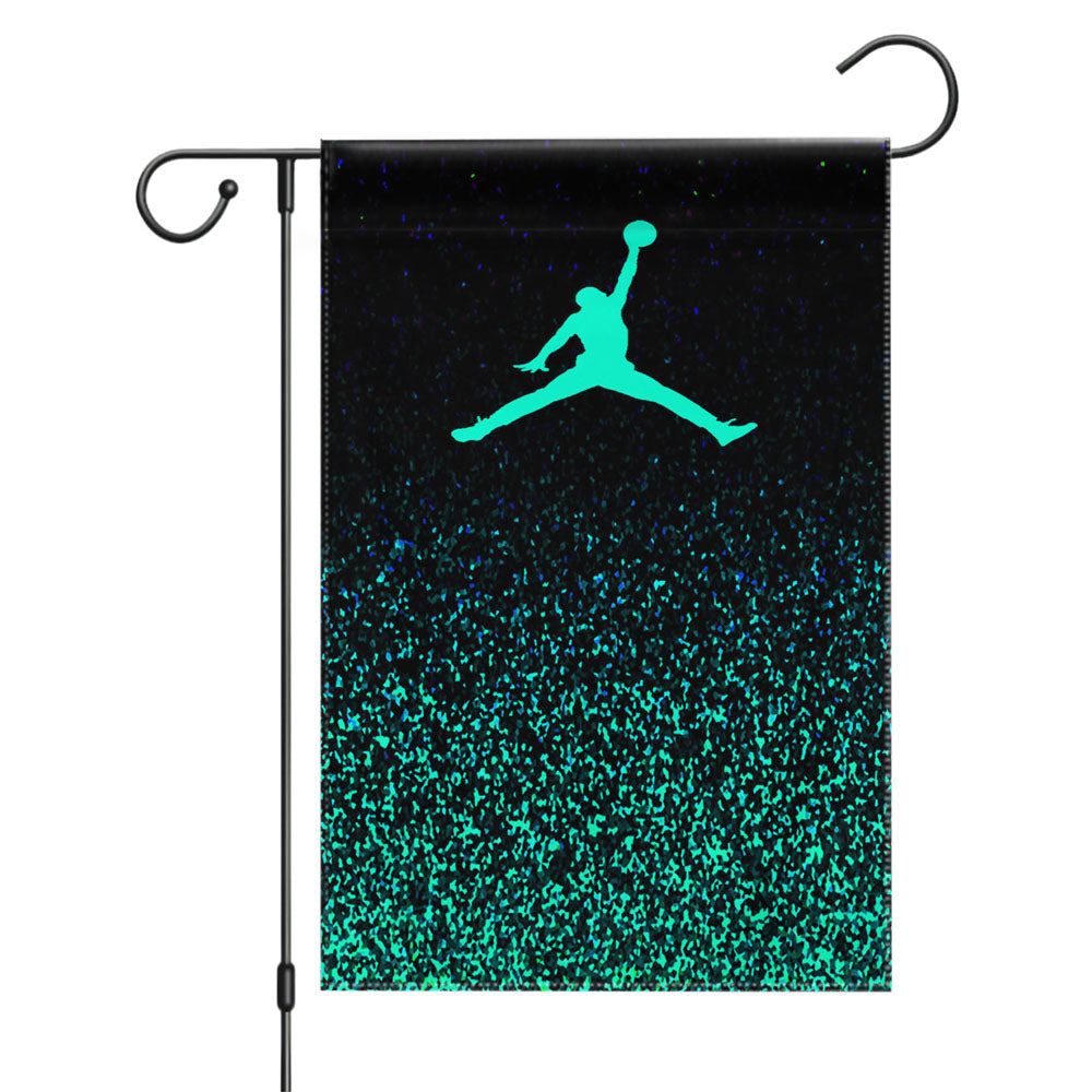 Nike Air Jordan Radio Boombox Garden Flags Yard Outdoor Lawn 12 X 18