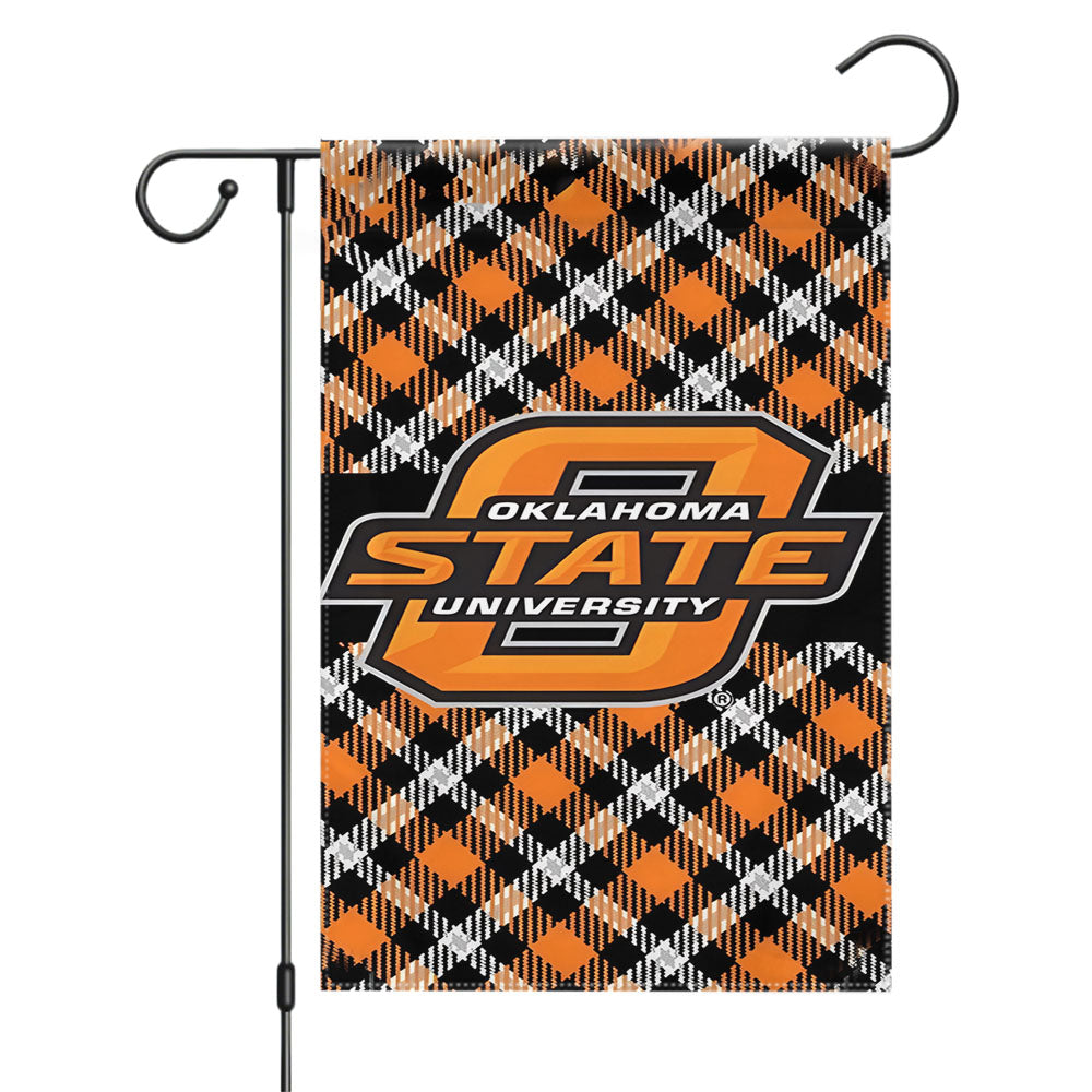 Oklahoma State University Logo Garden Flags Yard Outdoor Lawn 12 X 18