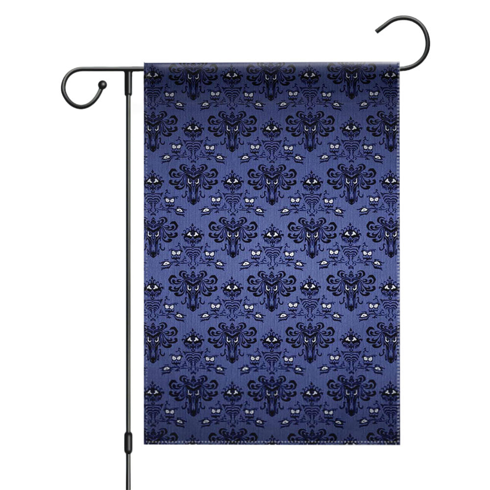 Pattern Wall Haunted Mansion Garden Flags Yard Outdoor Lawn 12 X 18