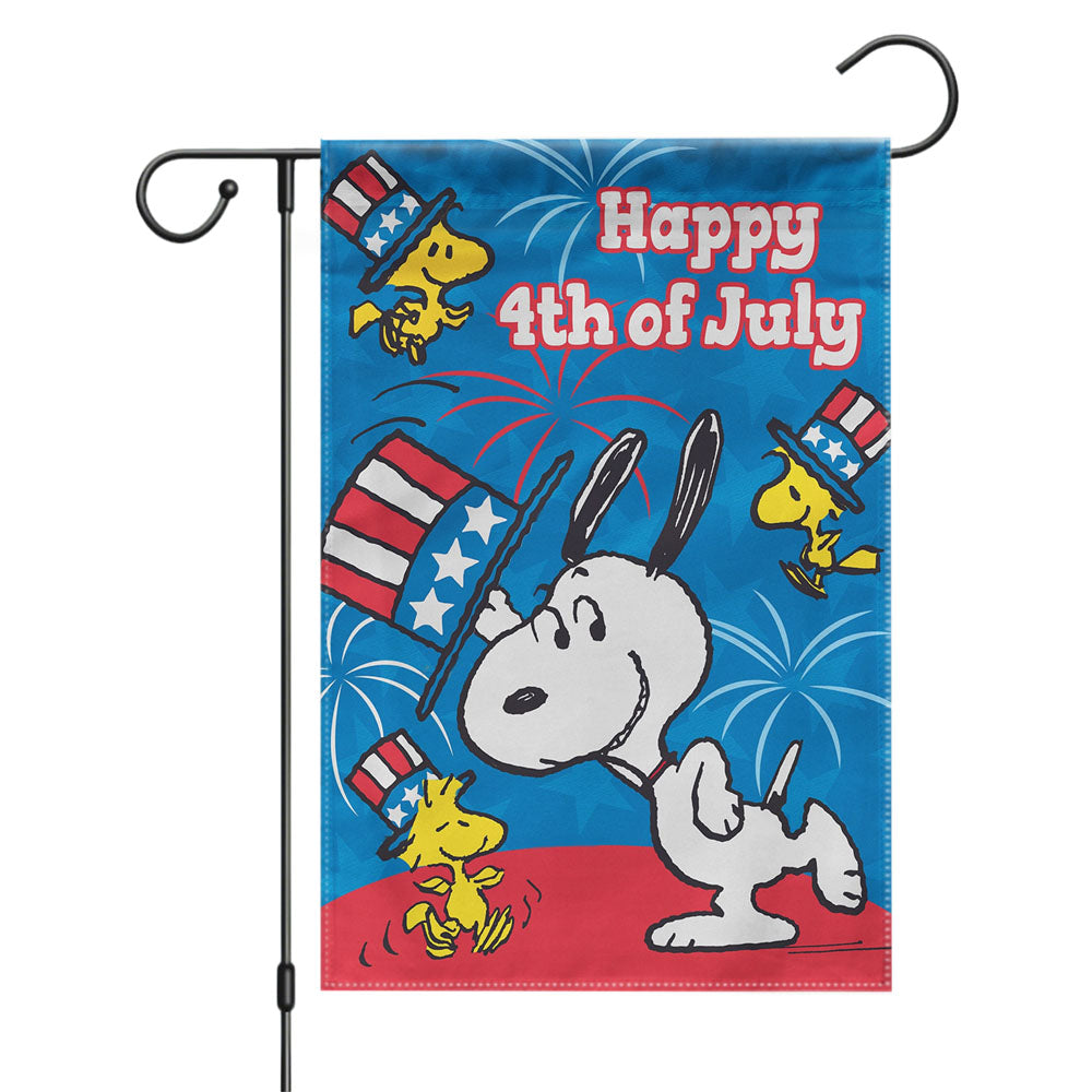 Peanuts Happy Spring Snoopy Garden Flags Yard Outdoor Lawn 12 X 18