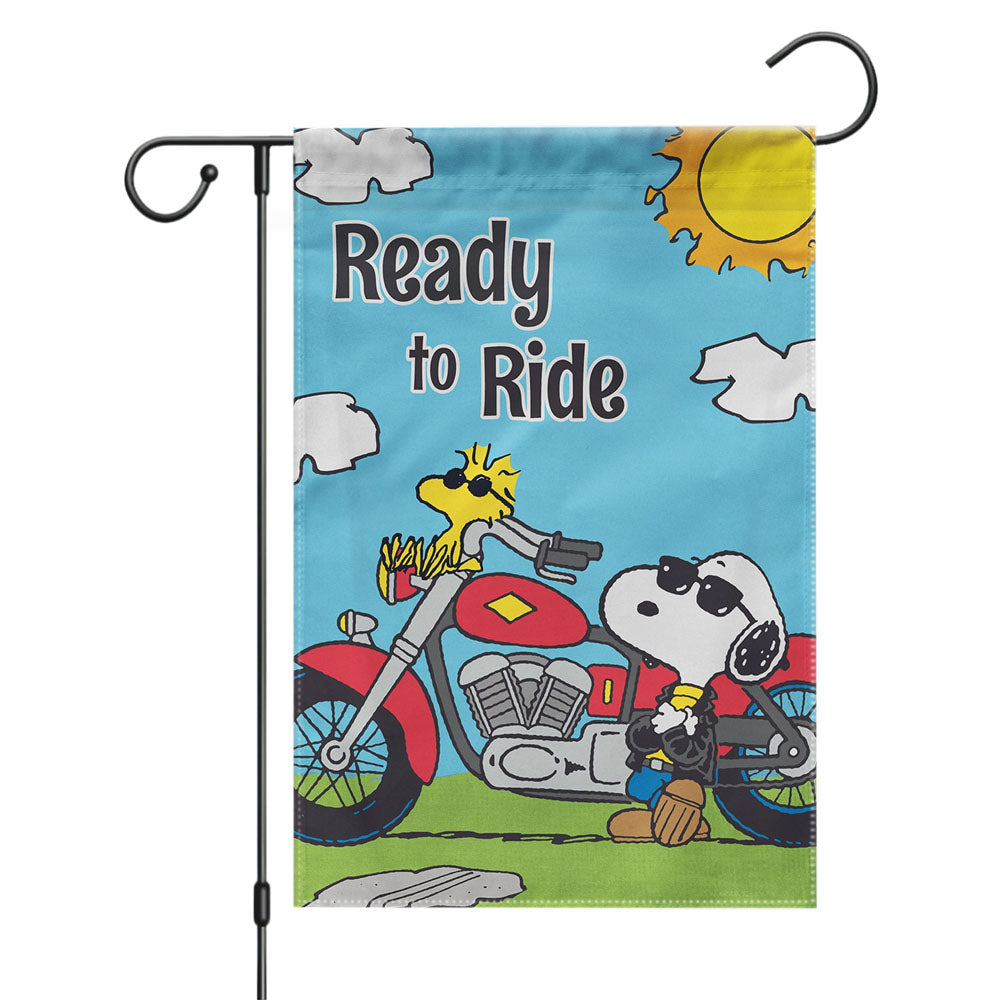 Peanuts Movie 2015 Poster Garden Flags Yard Outdoor Lawn 12 X 18