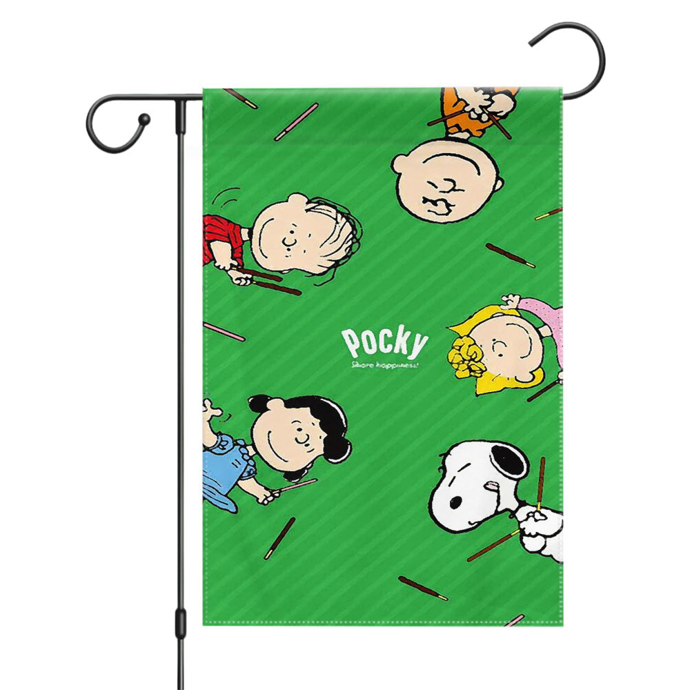 Peanuts Movie Worldwide Doodle Character Garden Flags Yard Outdoor Lawn 12 X 18